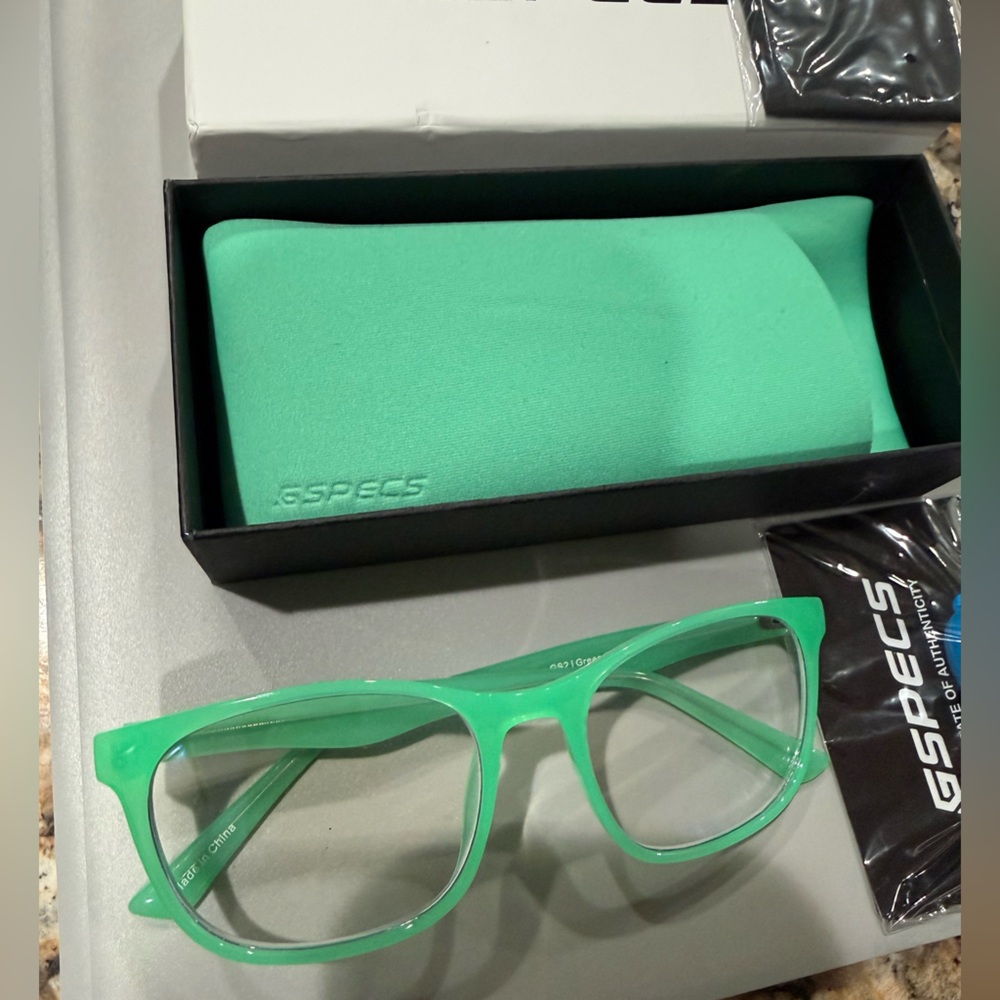 BRAND NEW GSPECS BLUE BLOCKING GLASSES TEAL